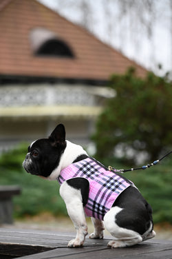 Pink Tartan Harness Coat