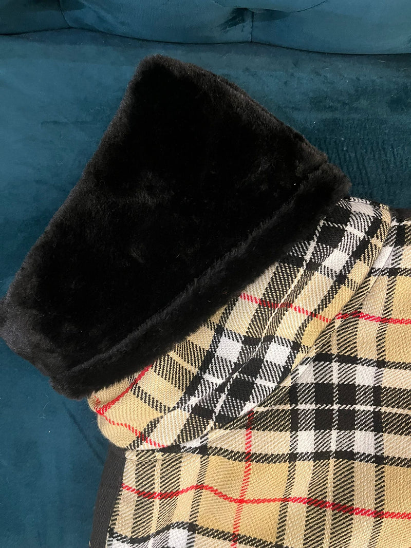 softest faux fur neck for sighthound coat