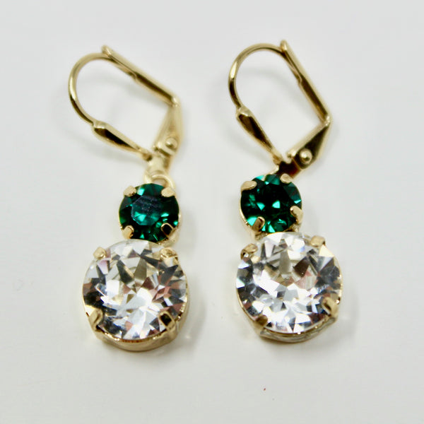 Emerald Swarovski Earring - BARCELONADOGS