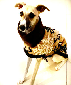 Haute Couture Brocade Whippet Coat